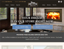Tablet Screenshot of homefirestove.com